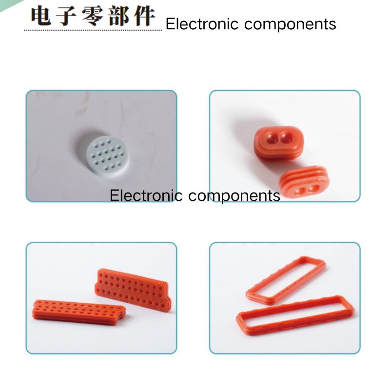 Custom Silicone Rubber Industrial Parts Assortment Set, Multi-Spec Universal Components for Auto Lighting, Wire Harness, Engine Assembly & Industrial Maintenance