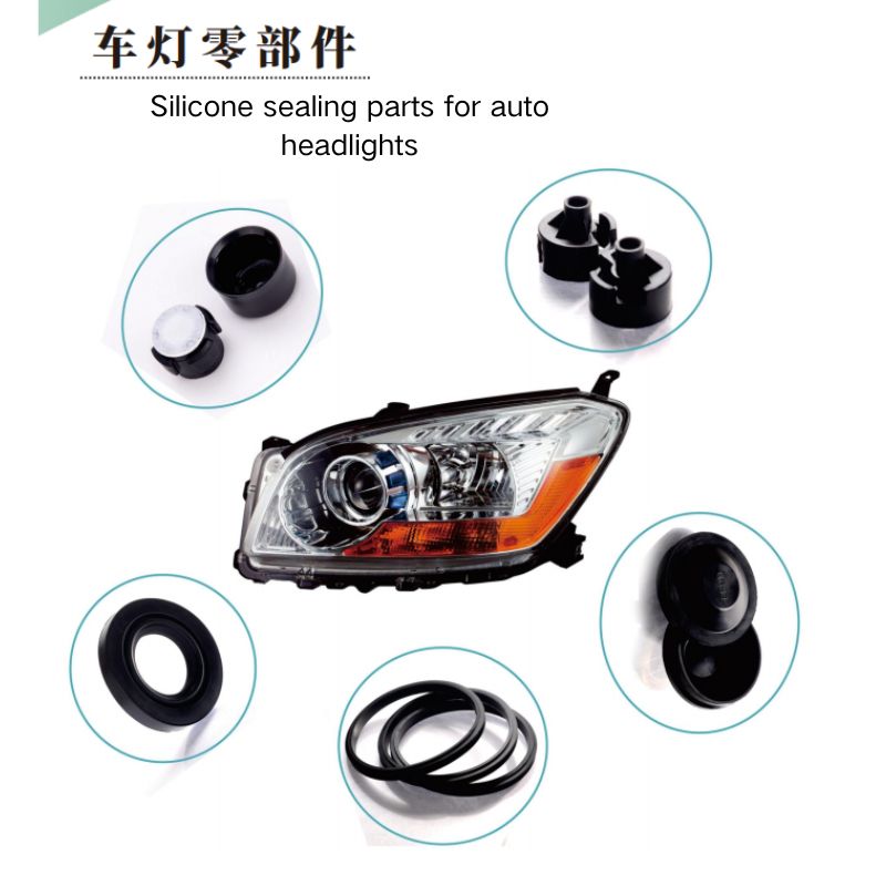 Custom Silicone Rubber Industrial Parts Assortment Set, Multi-Spec Universal Components for Auto Lighting, Wire Harness, Engine Assembly & Industrial Maintenance