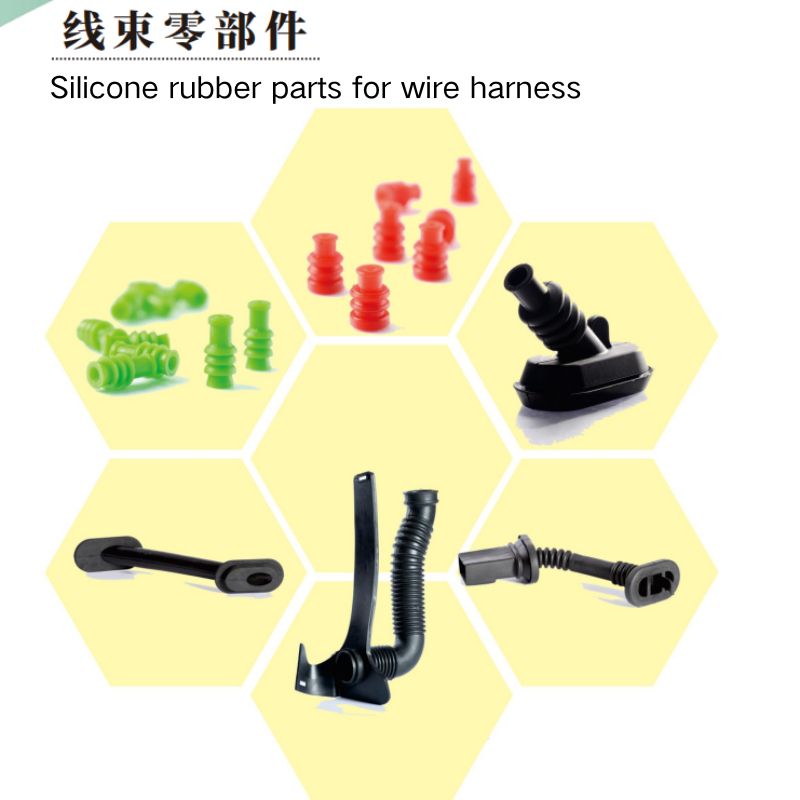 Custom Silicone Rubber Industrial Parts Assortment Set, Multi-Spec Universal Components for Auto Lighting, Wire Harness, Engine Assembly & Industrial Maintenance